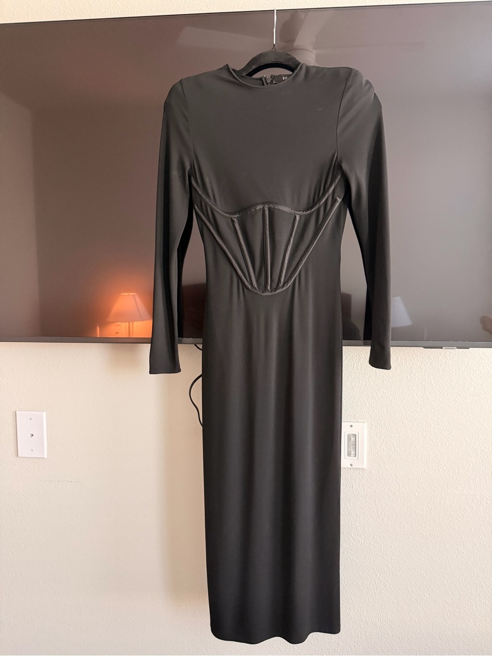 Versace Runway Black Corset Midi Dress IT 40 /
US 4 XS S - Picture 5 of 12